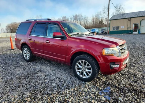 2015 Ford Expedition Limited z USA, uszkodzony, nr VIN 1FMJU2AT9FEF00744